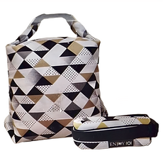 UnSac 2.0 矽膠布防漏食物袋, M(30 x 25cm), 菱格, 1個