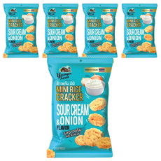 泰青農場 香脆米餅, 酸奶油洋蔥口味, 60g, 5包