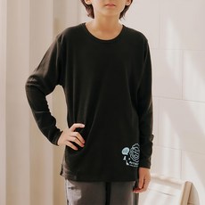 GIAT 吉亞特 奶油獅 兒童磨毛保暖上衣 圓領款 8371629-1 221g