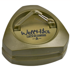 WellHike 玩客 三角形磁吸掛鉤, 軍綠色, 1個