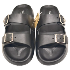 BORUI 柏睿鞋業 Disney 迪士尼 兒童款 米奇厚底防水鬆鬆拖鞋 122168C