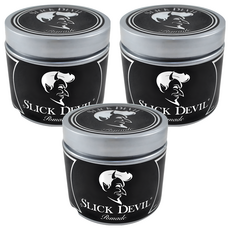 SLICK DEVIL 黑惡魔 水洗式髮油, 113g, 3瓶