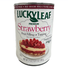 Lucky Leaf 草莓派餡 Premium Strawberry Fruit Filling&Topping, 1罐, 595g