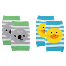ZOOCCHiNi 寶寶爬爬護膝套，適用於6-12個月, 無尾熊 + 鴨子, 1包