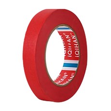 iQIHAN 美紋紙膠帶, 紅色, 4捲