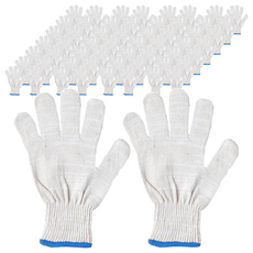 Tamsaa 棉手套 50克 100雙, 白色