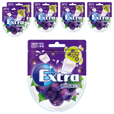 Extra 益齒達 脆皮魔立方無糖口香糖，軟Q多汁感, 28.6g, 6包