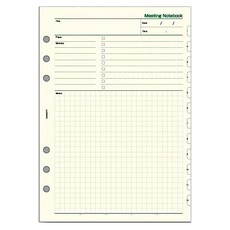 Raymay 藤井 Davinci 方眼格會議記錄內頁, A5, 20張, 1本