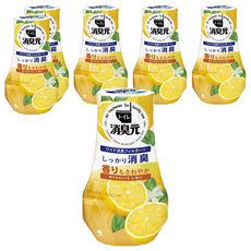 小林製藥 廁所芳香消臭元 檸檬清香 400ml 大尺寸濾紙, 6個