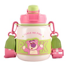 【BEDDY BEAR 杯具熊】 不鏽鋼保溫轉轉桶, 傲嬌草莓熊, 1個