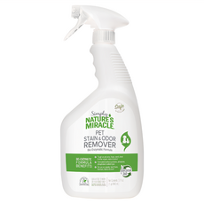 NATURE'S MIRACLE 自然奇蹟 活氧酵素去漬除臭噴劑 植萃草本, 946ml, 1瓶
