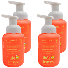 ATTITUDE 艾特優 兒童泡沫洗手乳 295mL, 芒果, 4瓶