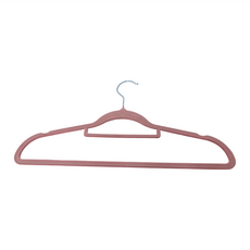 mohe 木暉居家 植絨衣架 45 x 45 x 45 6.5kg, 粉色, 100個