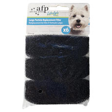 All for Paws 寵物居家系列 活性碳過濾綿, 大型顆粒更換濾芯 x 6, 1組