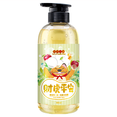 財神小舖 財虎平安 嬰幼兒二合一洗髮沐浴露 500ml, 1個