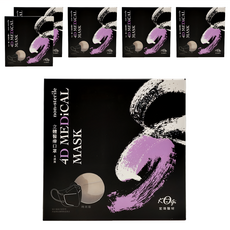 KOgi 宏瑋 小臉服貼不脫妝設計4D口罩, 6盒, 伯爵茶, 10片