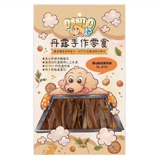 DANLO 丹露 犬用 手作零食 香Q耐咬豚耳絲, 本地新鮮肉類製成, 13-20小時低溫烘焙, 低卡低脂高蛋白, 80g, 1包