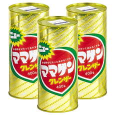 Hi CHEF 掌廚 廚具洗潔粉 日本製 不鏽鋼鍋具清潔 400g, 3罐