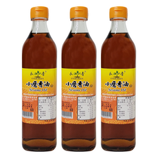 EVERGREEN 長青 小磨香油 500ml, 3瓶