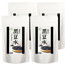 AWAStea 阿華師 纖烘焙黑豆水, 三角立體茶包，可冷泡/熱泡, 15g, 12入, 4袋