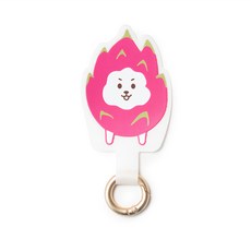 玩趣造型手機掛繩夾片-火龍狗, 火龍狗, 1入