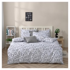 藍貓BlueCat 台灣製造銀離子抗菌印花床包 1組 210 x 180cm 星河