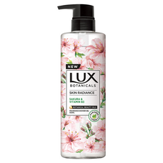 LUX 麗仕 台灣公司貨 植萃香氛沐浴露 浪漫晚櫻花香, 550ml, 1瓶