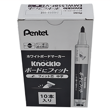 Pentel 飛龍文具 彈力後壓白板筆 10支入 中字, 紫色, 1盒