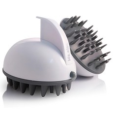 Ms.elec 米嬉樂 頭皮護理按摩器 SH-002 白色，7200次/分鐘高頻震動，舒緩頭部壓力，促進血液循環