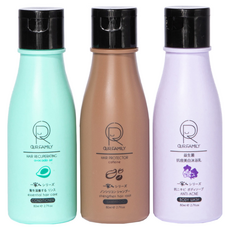 OUR FAMILY 一家人 益生菌養髮旅行組3入組 - 牛油果油護髮素、咖啡因洗髮精、抗痘美白沐浴乳, 1組