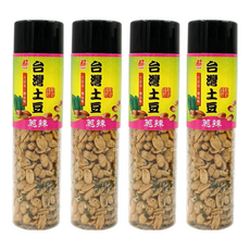 李家興 台灣花生 蔥辣口味, 230g, 4罐