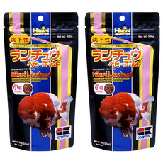 Hikari 高夠力 金魚蘭壽飼料 Mini, 沉水性, 增豔增體, 100g, 2包