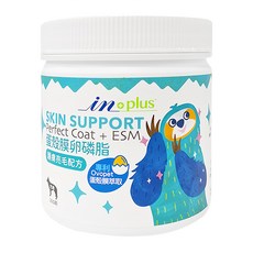 in plus 贏 蛋殼膜卵磷脂 犬用, 300顆, 護膚亮毛, 1罐