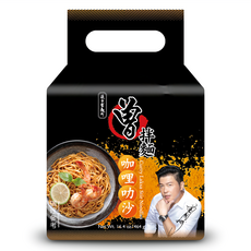 PaMi 曾拌麵 咖哩叻沙 464g, 4包