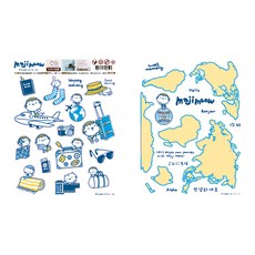 itaste 小品味 麻吉貓創意壁貼 防水無痕 可重複撕貼 不殘膠, 旅行的意義, 1組