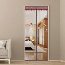 半島良品 魔術膠靜音磁吸防蚊門簾, 刺銹 福滿多