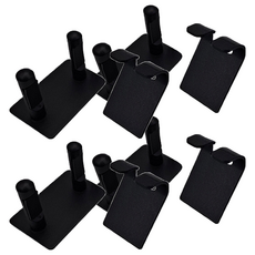 拍平方 輕奢吹風機架, 太空鋁, 黑色, 收納, 4個