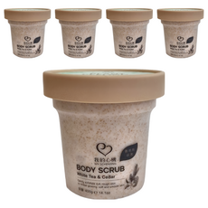 MY SCHEMING 我的心機 白茶雪松亮白身體去角質, 5罐, 400g