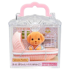 EPOCH Sylvanian Families 森林家族 嬰兒搖籃提盒, 1個