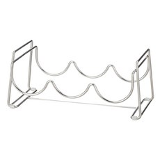 SHIMOYAMA 304不鏽鋼可層疊酒瓶收納架, 1個