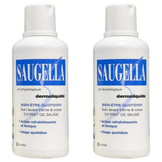 SAUGELLA 賽吉兒 菁萃潔浴凝露日用型 500ml, 2瓶