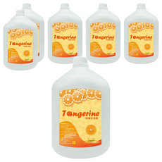 Chuli 初梨 柑橘洗潔精 超大容量 冷壓橘油 添加小蘇打, 3.5L, 6瓶