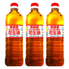 金葫蘆 花生風味 調和花生油 600ml, 3瓶