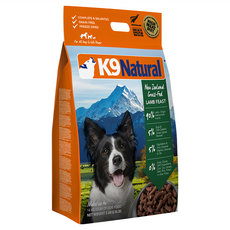 K9 Natural 凍乾生食 犬用, 羊肉, 3600g, 1袋