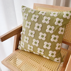 法國小雛菊花朵抱枕套