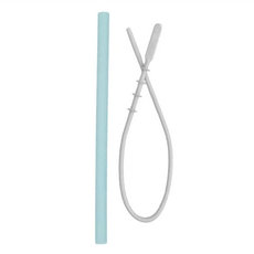 MiNiKOiOi 好好喝矽膠吸管 礦岩藍, 3支, 1組