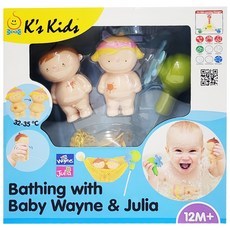 K's Kids 奇智奇思 快樂寶寶洗澡組 適合12個月以上寶寶, 1組, Multiple colors