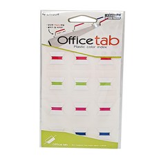 德德小品集 OFFICE貼紙 FT-108A 塑膠彩色索引標籤 文件分類好幫手, 紅色 + 綠色 + 藍色
