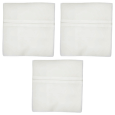 HIKOYA 和彥家 呵護洗衣袋方型 Set 60x60cm 加大拉鏈頭方便好拿 防滑鬆緊套拉鏈 獨特包邊車縫不易裂開, 原色, 3個