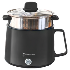 HONG JIN 宏晉 多功能蒸煮鍋, ONLY - 1, 黑色
